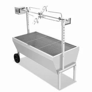 Image of Spit Roaster Lamb Grill Rotisserie Pig Lamb Roast BBQ Portable Picnic Outdoor Cooker Grill