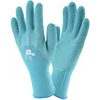 Stretch Knit Polyester Coated Foam Latex Palm Gardening Gloves For Working