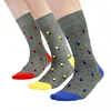 Factory sale Unisex Novelty Funky Crew Socks Funny Anti Slip dot Cotton athletic crew sock