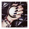 ZK-AN316 Press on nails Drop shape Machine Nail Black Color Fake Nail for Wholesale