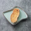 Japanese style home/restaurent/hotel tableware light blue glazed 6.5 "rectangle cakes plates porcelain