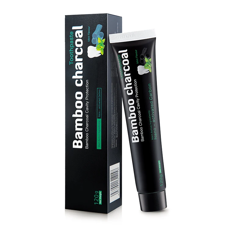 

Wholesale Natural Toothpaste Private Label Organic Bamboo Pure Black Activated Charcoal Natural Toothpaste