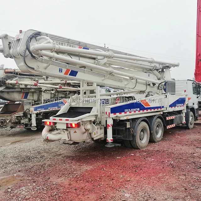 
Hot Sale Construction Machinery Used Zoomlion 38m Truck-Mounted Concrete Pumps Truck Price for sale 