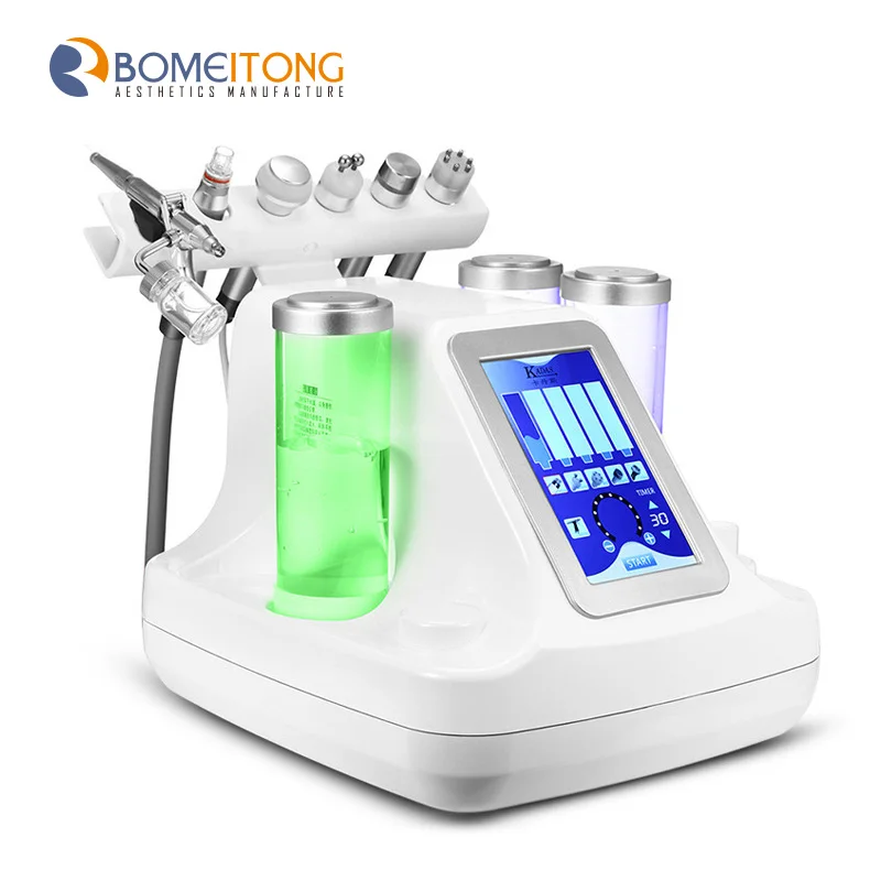 

Portable 8 IN 1 LED oxygen spa beauty Aqua facial machine