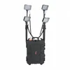 Fire Rescue Equipment 288W Remote Area Quadruple LED Mobile Work Light Black