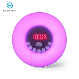 LED Desktop Alarm Clock Quran Speaker Night Lamp