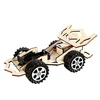Speed racing car manual science and technology toys DIY handmade materials science experiment model toys