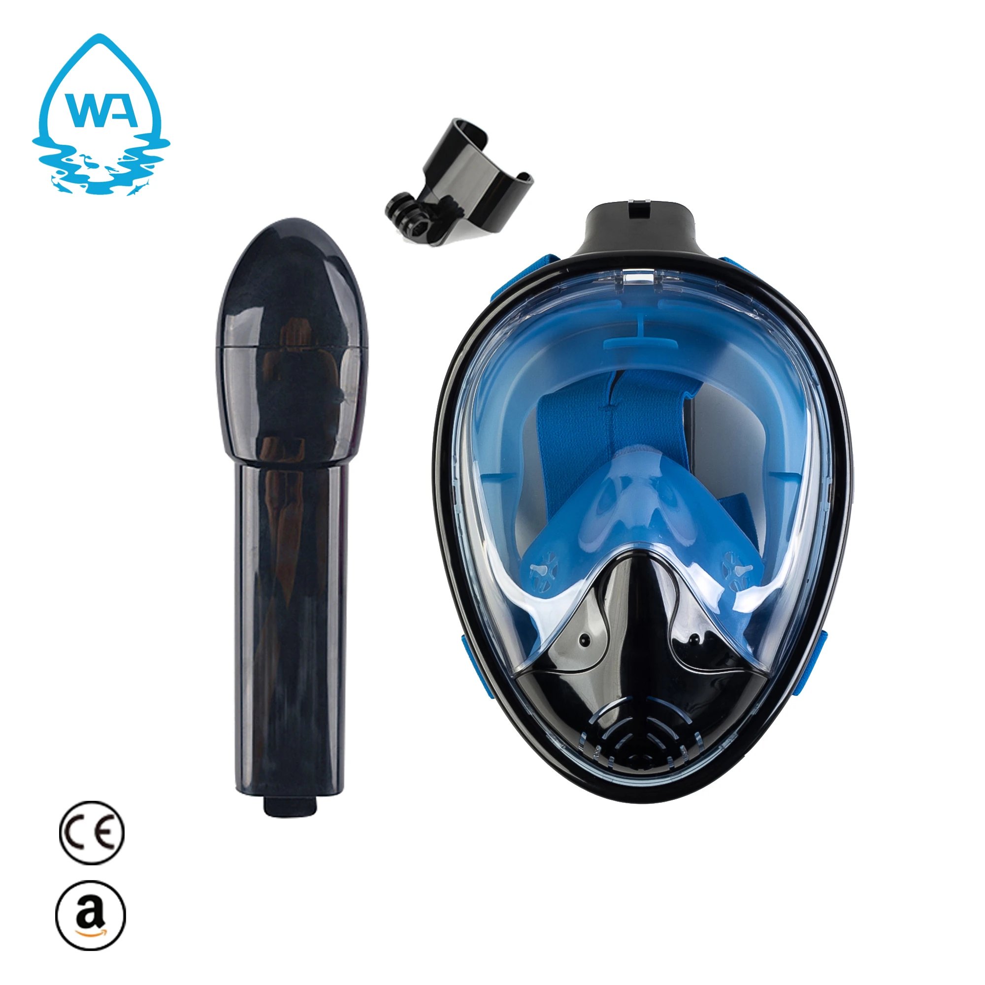 
Dry Snorkel Full Face Snorkel Mask Free Breath 