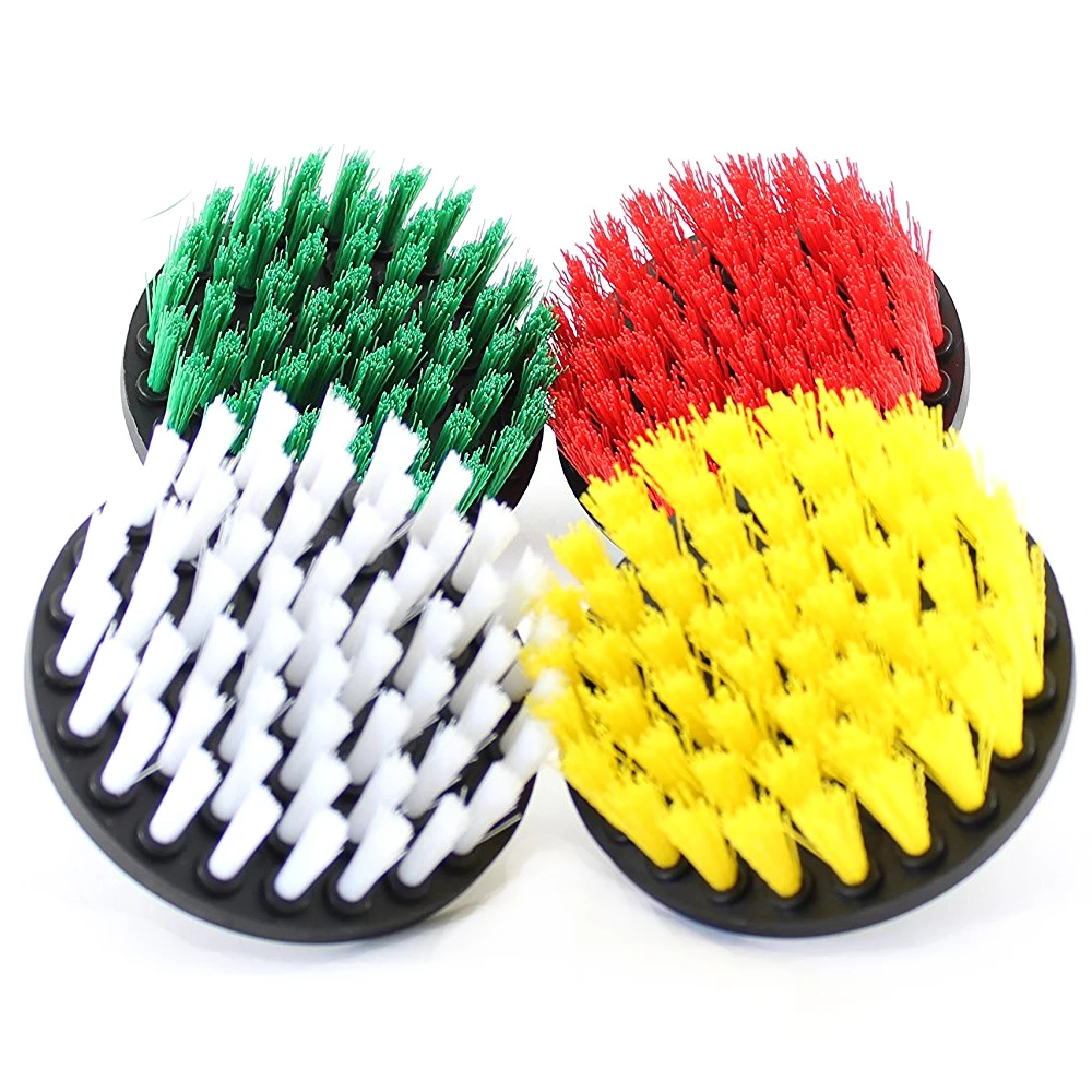 

Single 5 Inch Drill Brushes Powered Electric Scrubber Brushes, White, red, grey, balck, green, etc