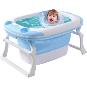 Image of Fashional Plastic Folding Baby Bath Tub Bathtub/Tub Baby Bath