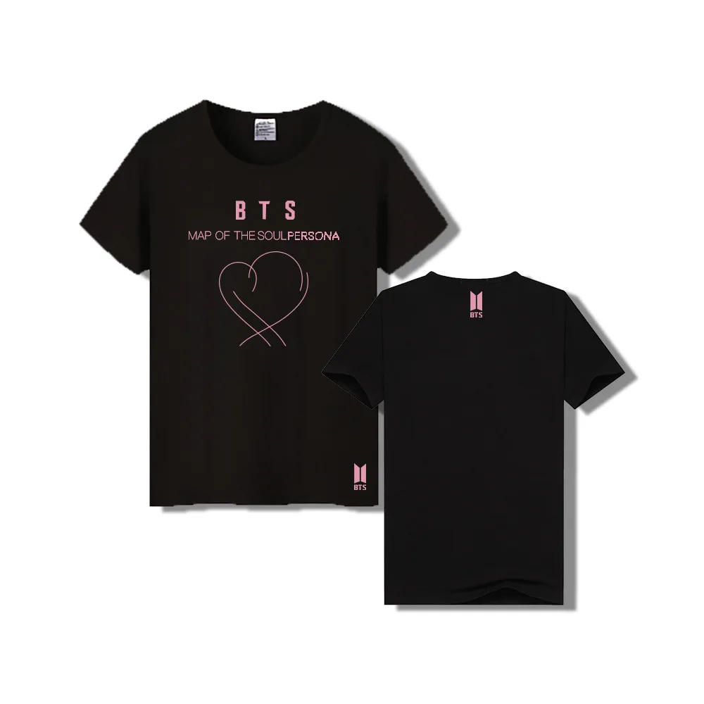 

BTS Bangtan Boys Tshirt New Album Map of the soul Persona Logo Photo Cover Printed T shirt for ARMY Grand Daughter, N/a
