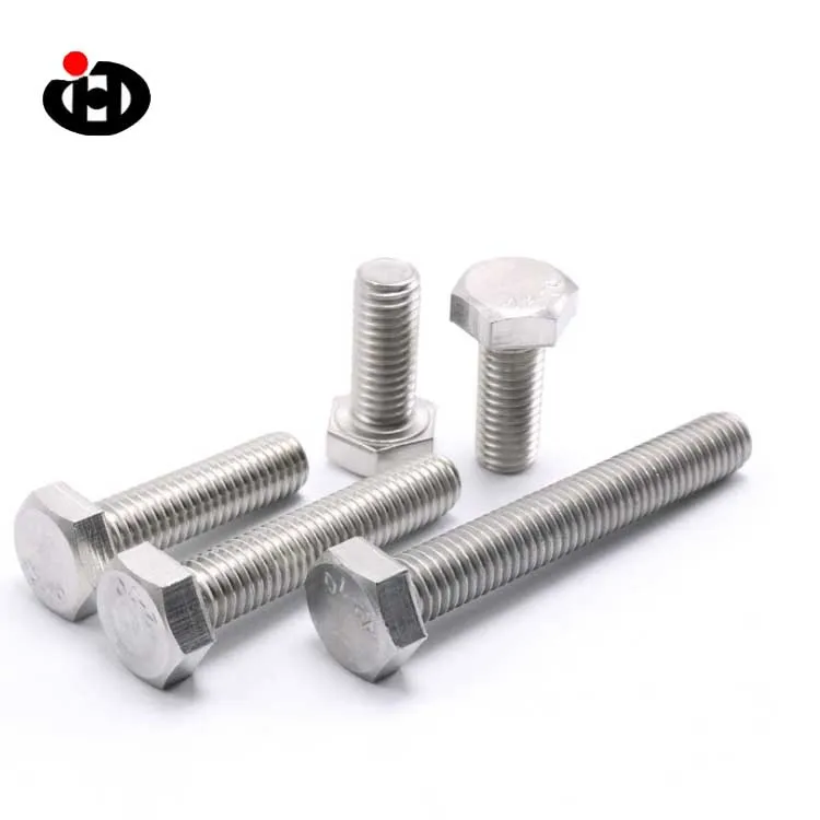 
JINGHONG Grade 2 Steel Hex Bolts DIN933 