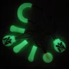 night glow silicone zipper puller for backpack, tents
