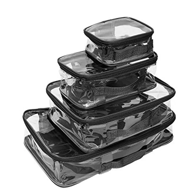 

Clear PVC 4pcs Per Set Packing Cubes luggage organizer packing cubes, Customized