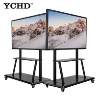 

50 inch touch screen 4k LCD infrared touch glass screen and wireless monitor with wall mounted digital TV