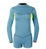 hot sale 3mm neoprene fabric women diving one piece snorkeling swimming surfing wetsuit