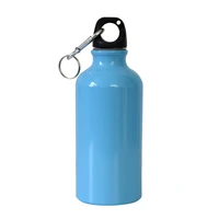 

20oz water bottle aluminum sports bottle single wall promotion bottle with carabiner 100% BPA free