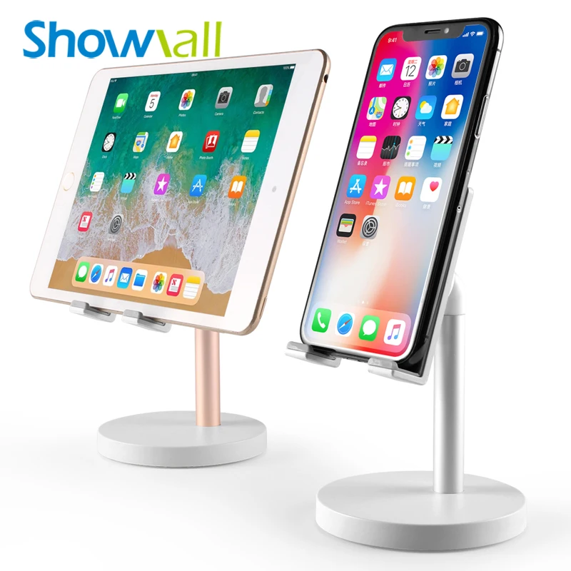 

Tabletop rotate brackets plastic metal tablet holder,adjustable universal tablet pc roller stand for ipad phone holder, Silver/golden/rose-gold/black