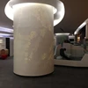 Indoor wall decoration large size pure acrylic solid surface column panel magical 3D stone