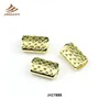 Hollow Out Plated Gold Metal Cord Stopper Metal Bead For Clothing
