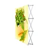 10ft curved aluminum alloy shelf advertising fabric wall pop up stand display