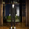 Tailor Made Single Breasted Classic 2 Pieces Men's Suit(Blazer+Pant)