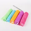 China Bulk Wholesale 100 Bamboo Fiber Kitchen Clean Cloth Dish Towel Washcloth Pack