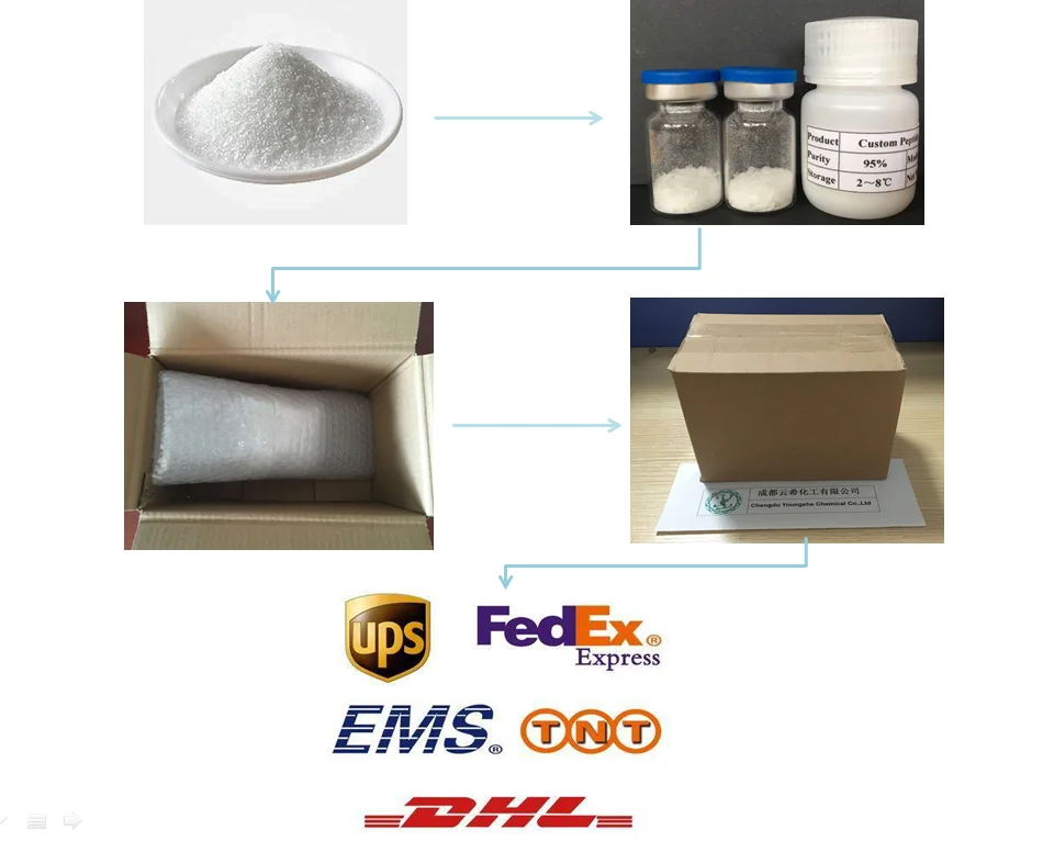 
Terlipressin, High purity peptide cas 14636-12-5 Terlipressin Acetate 