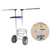 Portable Light Weight Easy Carry Aluminum Foldable Fishing Cart