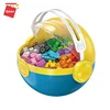 Qman Happy learning combination bricks Portable ball storage toys Cultivate imagination building block