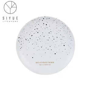 Image of Plate bowl mug 6 pcs dinnerware sets tableware porcelain dinner set in Terrazzo