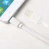 MIUSB 1m 3.3ft colorful metal aluminium alloy flat micro usb charging cable