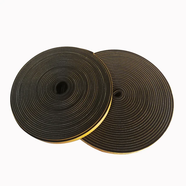 
Weather resistanc closed cell epdm rubber foam tape for thermal insulation 