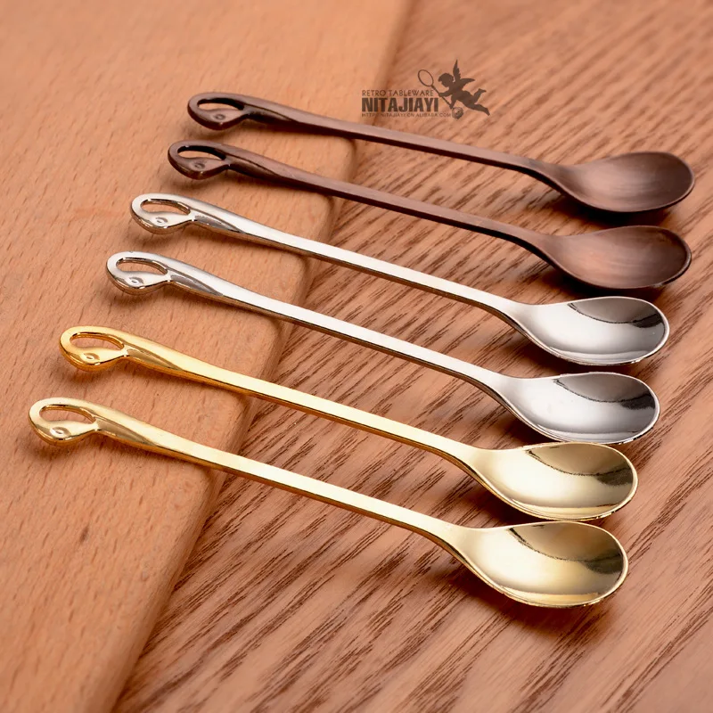 

Swan Small Coffee Tea Stirring Soup Sugar Dessert Ice Cream Jam Creative Tableware Spoon, N/a