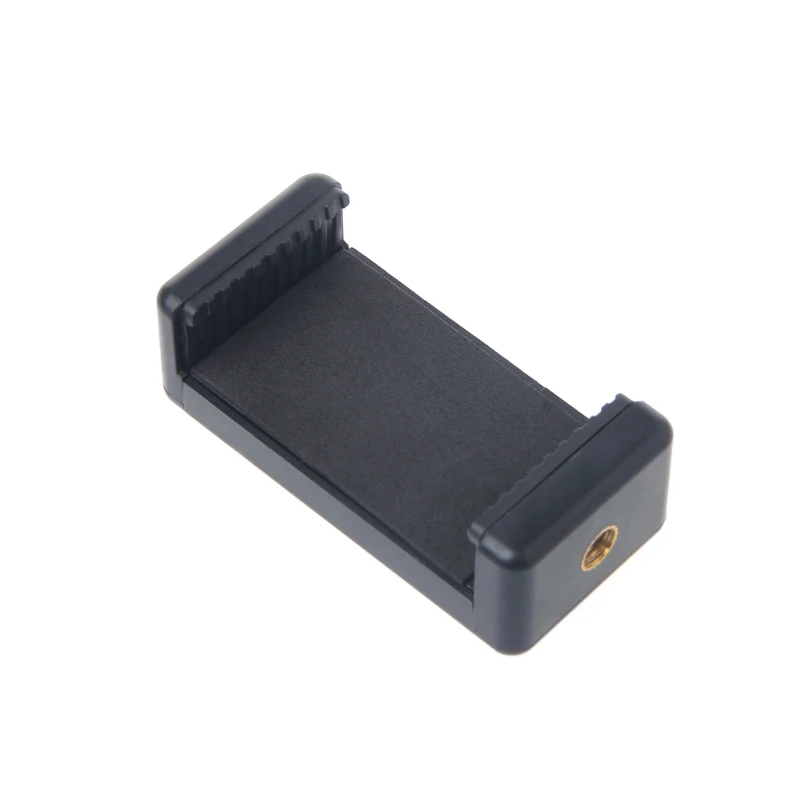 

Durable Mobile Phone Clip Adapter Universal For Tripod Monopod Holder Clamp Bracket Stand Holder Mount Black