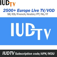 

IUDTV IPTV Channels Account 1 Year Balkan IPTV Romania Channels Arabic French Indian Channel Android Box M3U IPTV Code