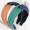 LRTOU Wholesale Barrettes Fashion Korea Cross Hair Hoop Band Women Face Wash Wide Head Hoop Plastic Headband For Girls