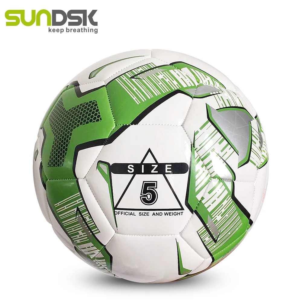 

Club high quality training match football PVC / PU custom promotional soccer ball, Customize color