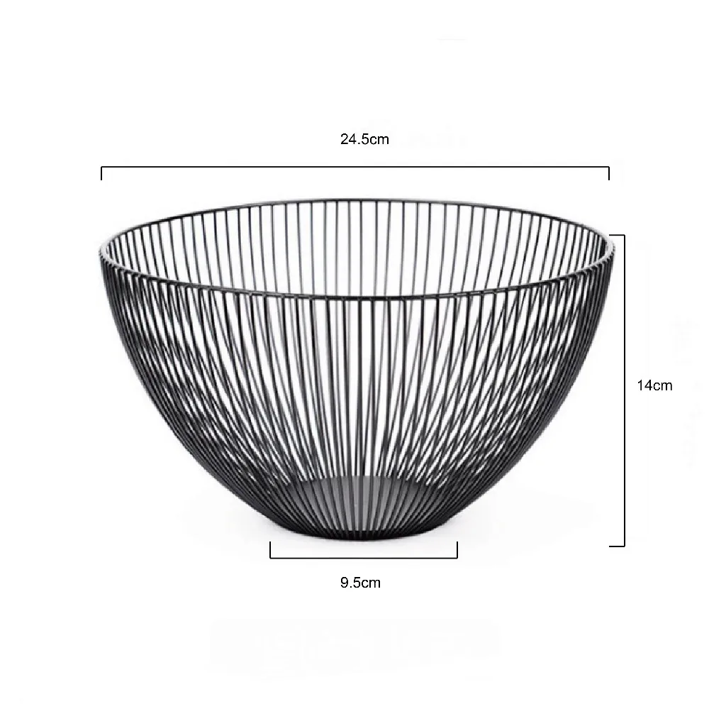 Venta al por mayor ronda de canastas de alambre de metal-Compre online