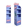 POP Cardboard Paper Shipper Floor Display Stands,Cardboard Carton Shelf Display Stand