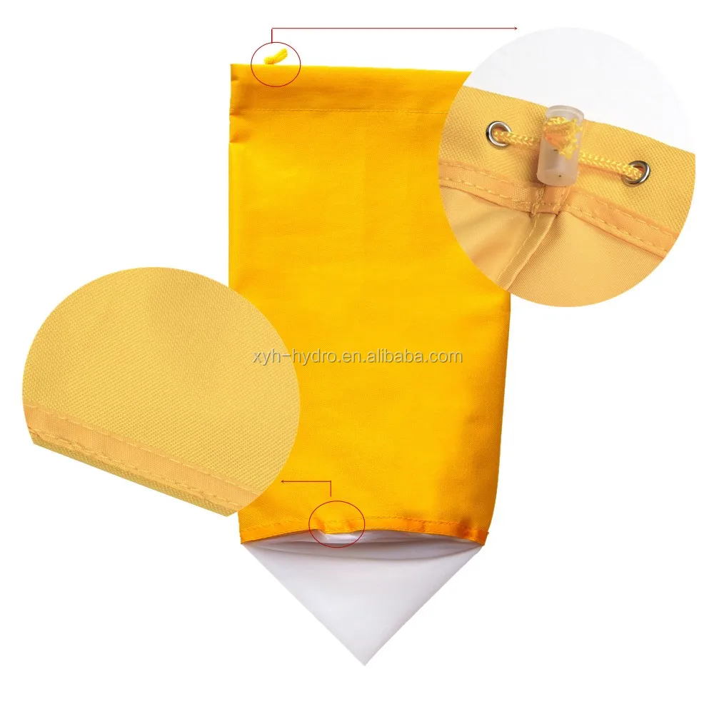 
20-Gallon 8 Bags Herbal Ice Extractor Bubble Filter Bag With Pressing Screen 