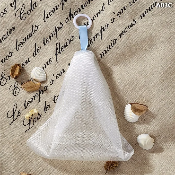 
foam net facial cleanser PE net for facial cleansing A03 