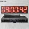 Hot Sale 6 Digit 9 Inch Large Number Sports Timer Race Clock Double Sided for Running