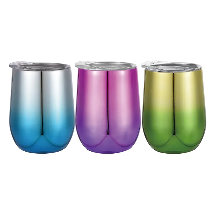 

12oz Fashion Custom color egg cup stainless steel wine tumbler supplier, Customized color acceptable