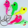 fish shape painted lead jig head wholesale jighead