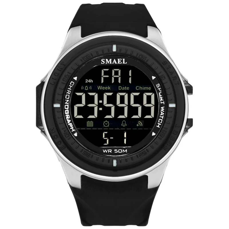 

chinese wholesale Smael 1380 waterproof Alloy case electronic watches