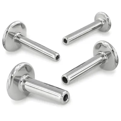 

Threadless Titanium Labret Post, As your requirement from color chat