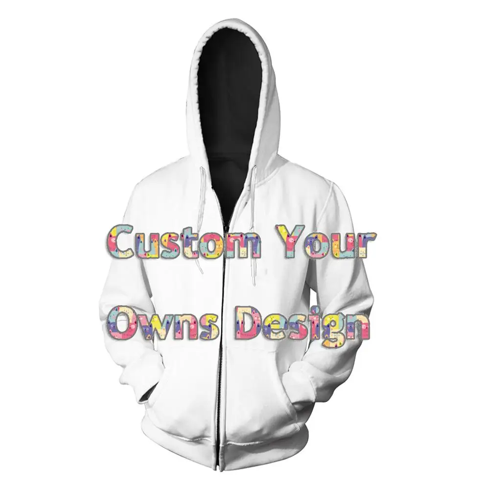 

Allover Printing Streetwear Blank Full Face Zip Hoodie, Custom Clothing Hip Hop Clothing Hoodie With Different Colored Sleeves, Customized color