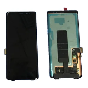 Original For Samsung Galaxy Note 8 N9500 Lcd Touch Screen Digitizer Assembly Frame 6.3", For Samsung Note8 Lcd