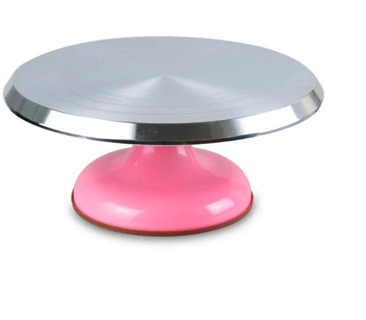 

Good Quality aluminum cake turntable, cake turntable for cake decoration,metal cake stand/silver cake stand., Silve
